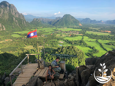 excursion et visite à Vang Vieng au Laos près de Vientiane