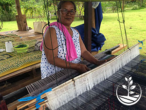 métiers à tisser en Thaïlande; la soie thai