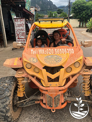 Vang Vieng trecking, buggy, grotte, laos