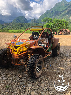 Vang Vieng trecking, buggy, grotte, laos