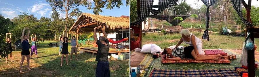 yoga en Thaïlande, stage de yoga, initiation yoga; woofing en Thaïlande, permaculture