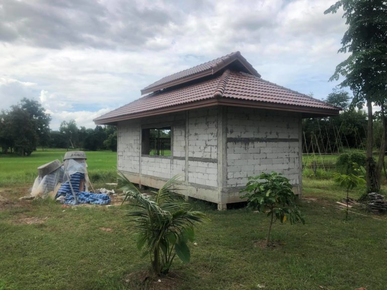 bungalow moderne rice field