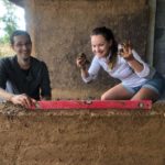 Construction avec briques adobe