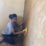 Finition avec enduit à base d’argile et de chaux