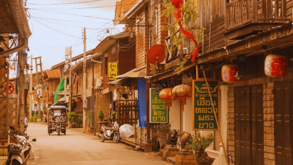 Chiang Khan, province de Loei en Isan, Thailande
