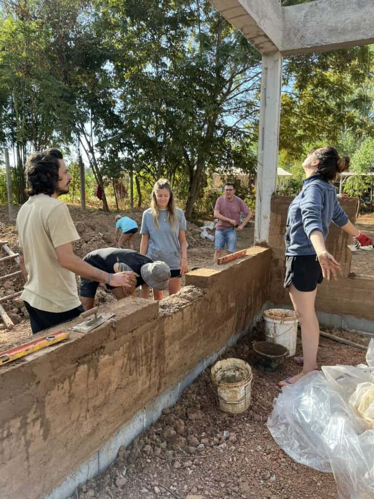 Initiation à l'éco construction dans notre ferme