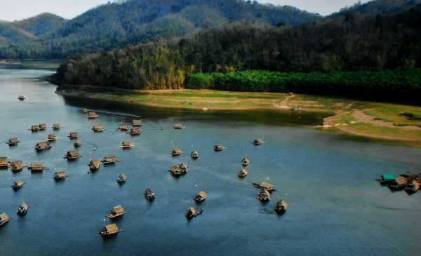 Huai-Krating-drone Huai Krating Reservoir